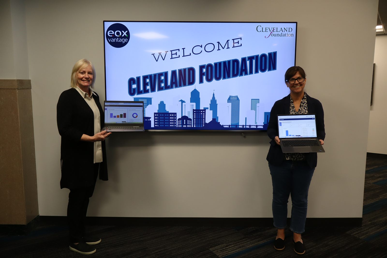 The Cleveland Foundation team welcomed at EOX Vantage